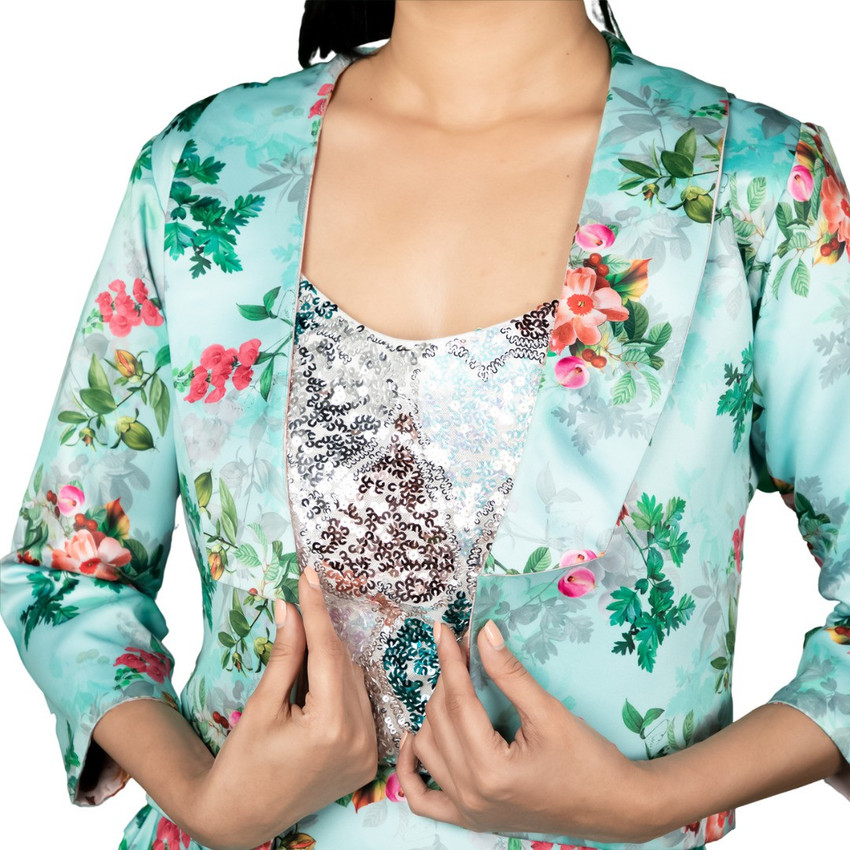 Patterned deals blazer womens