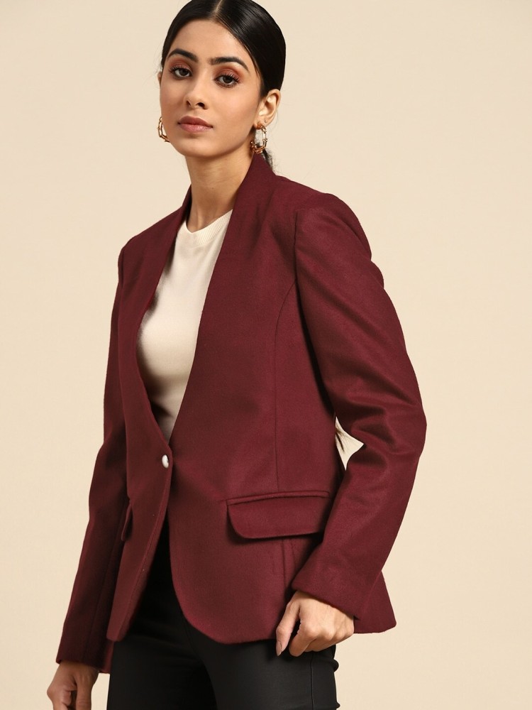 all about you Solid Single Breasted Casual Women Blazer - Buy all about you  Solid Single Breasted Casual Women Blazer Online at Best Prices in India