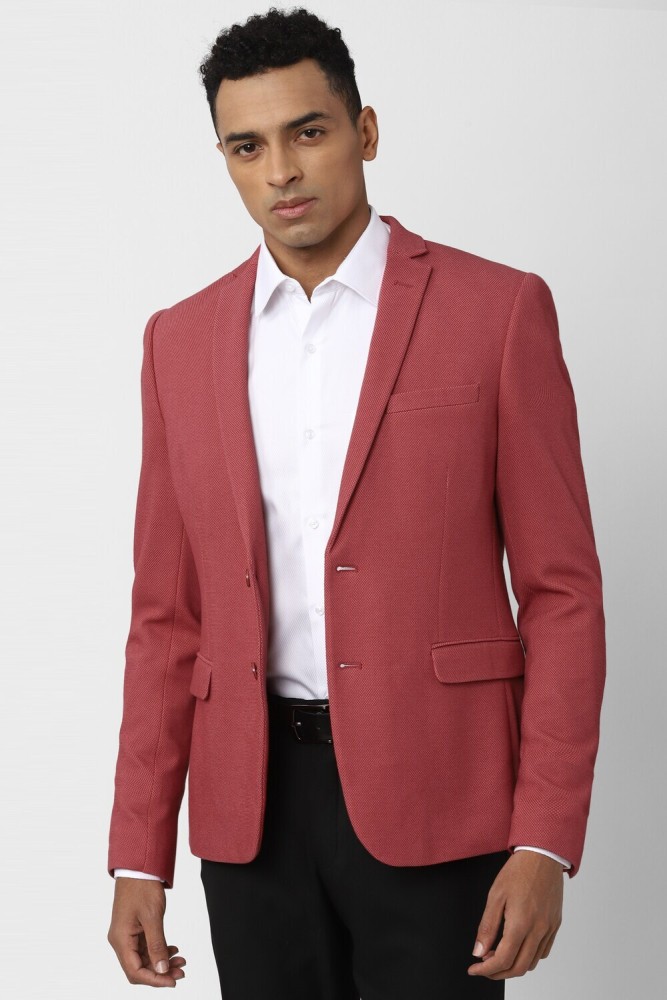 PETER ENGLAND Solid Single Breasted Formal Men Blazer Buy PETER