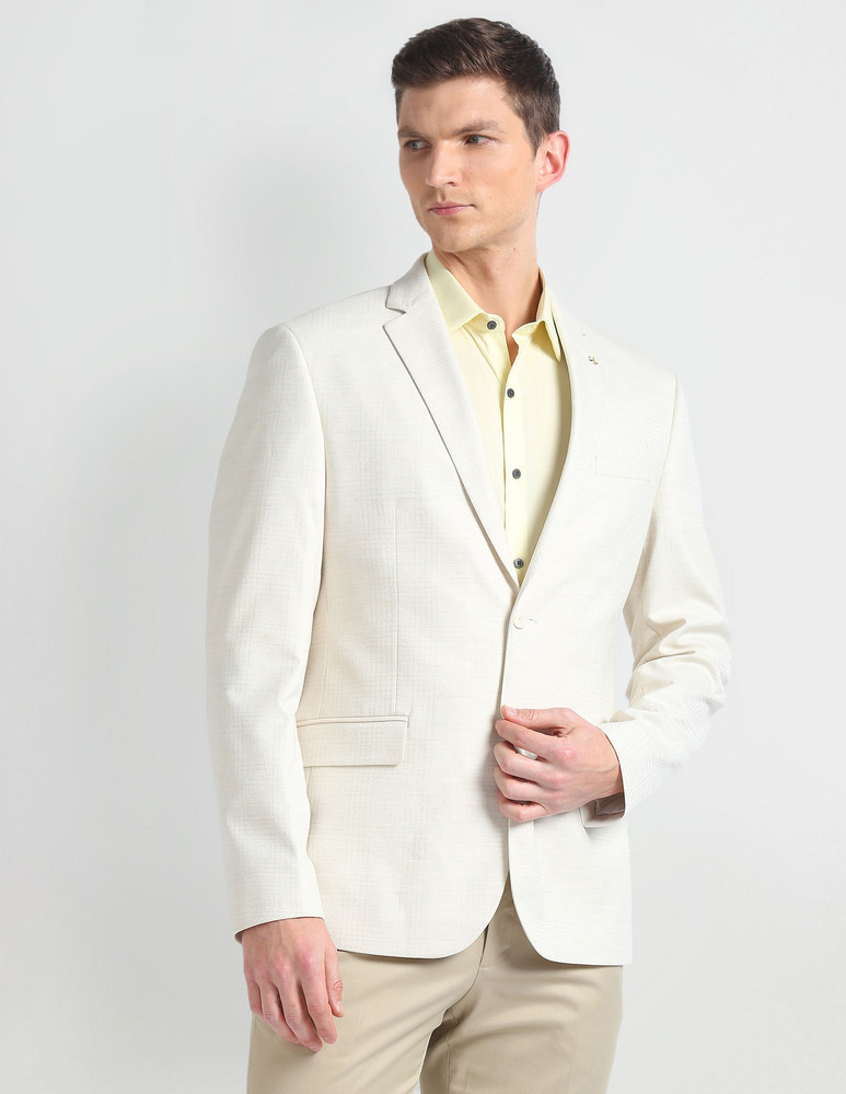 White blazer flipkart discount