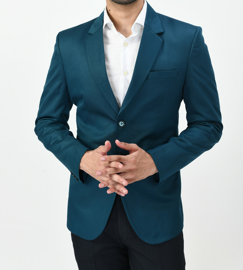HIGHEK Solid Single Breasted Formal Men Blazer Buy HIGHEK Solid