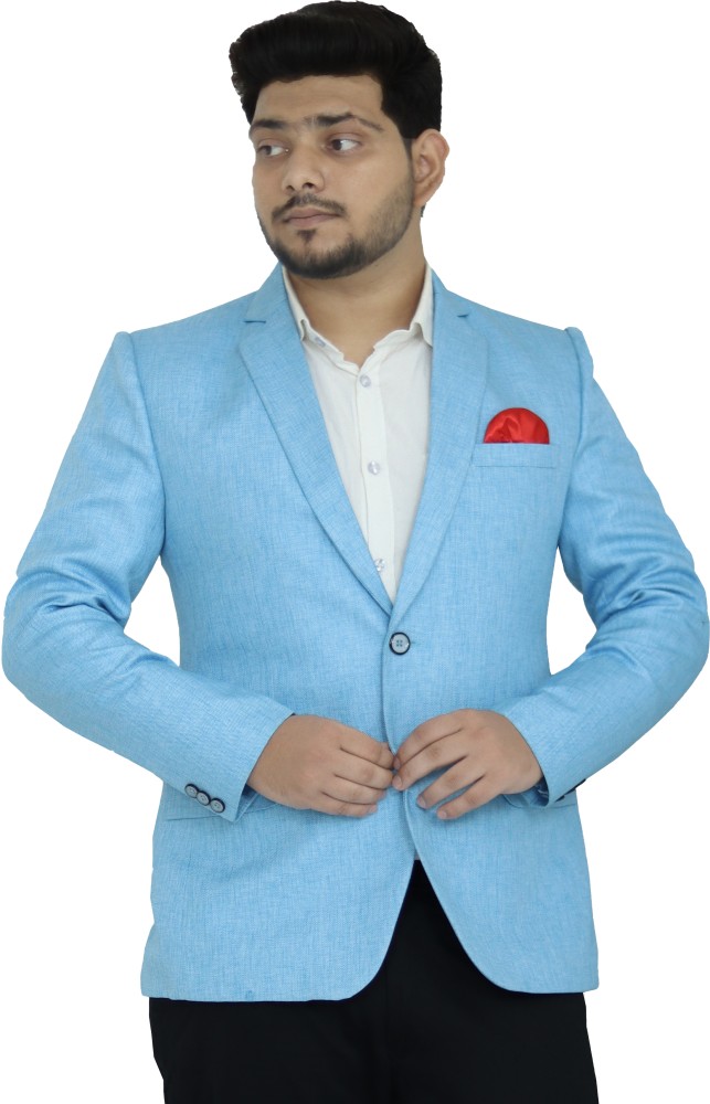 Sky blue colour on sale blazer