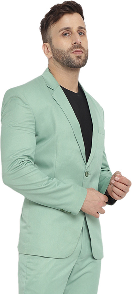 Sea green coat store pant