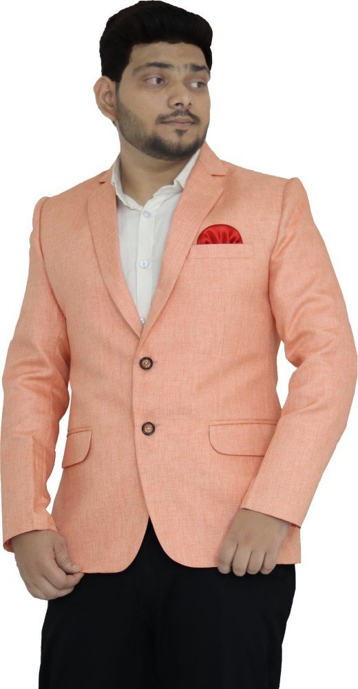 Peach color outlet blazer