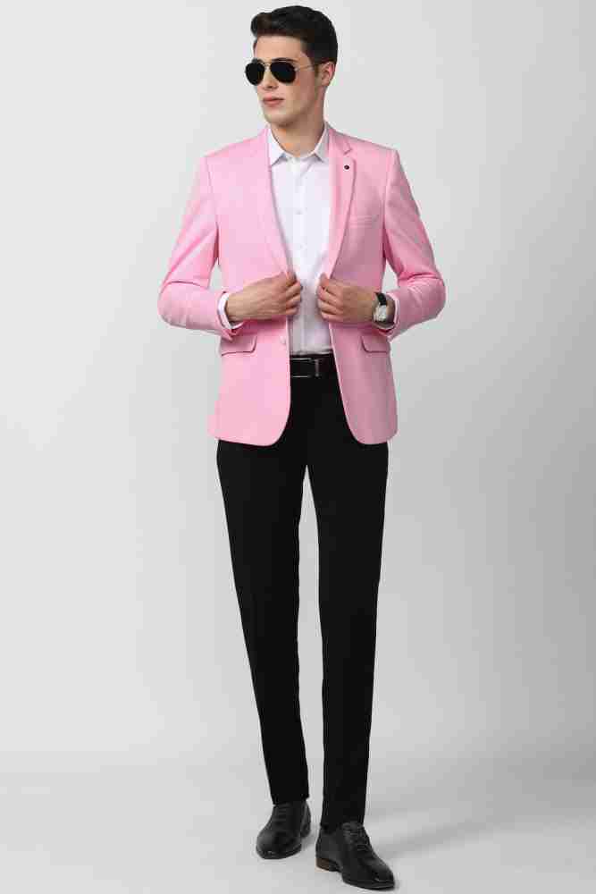 Van heusen 2025 pink blazer