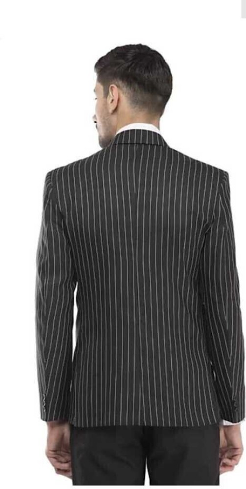 HUMJOLI Striped Single Breasted Casual Men Blazer