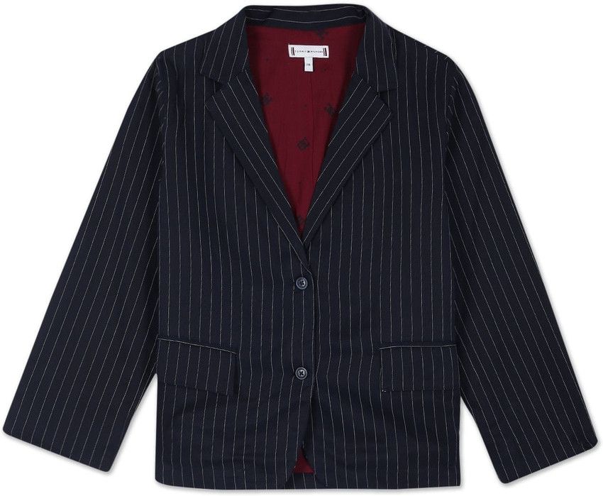 TOMMY HILFIGER Striped Single Breasted Casual Girls Blazer Buy