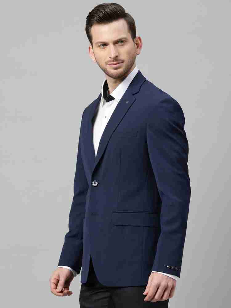 Unboxing the Elegance: LOUIS PHILIPPE Men's Dark Blue Formal Blazer 