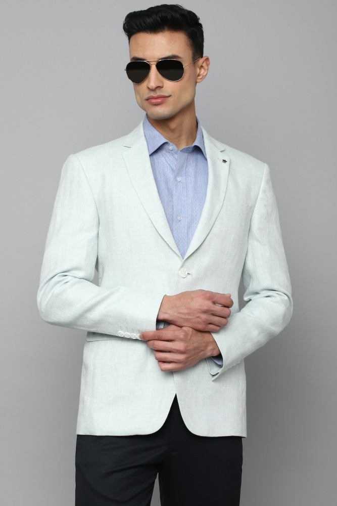 Buy LOUIS PHILIPPE Mens Slim Fit Full Sleeves Solid Blazer