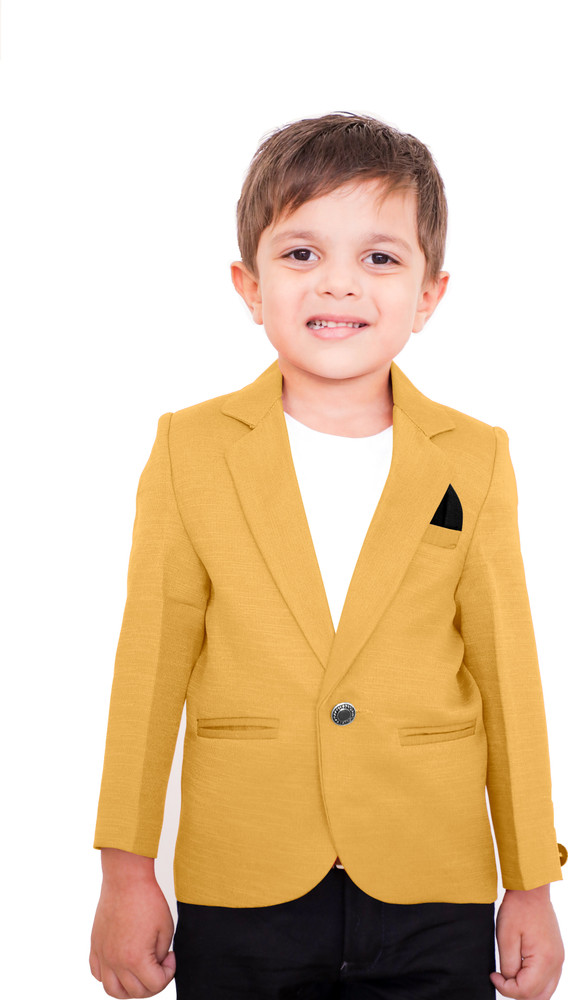 Kids yellow blazer new arrivals
