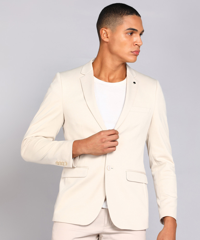 VAN HEUSEN Solid Single Breasted Formal Men Blazer Buy VAN