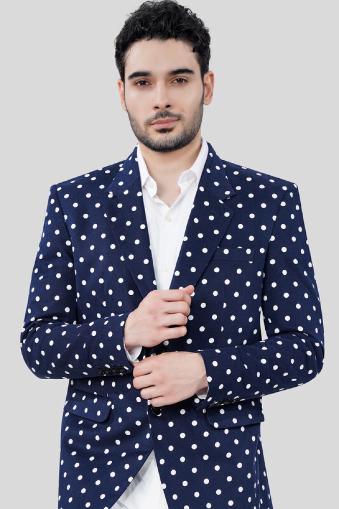 Polka dot sales blazer mens