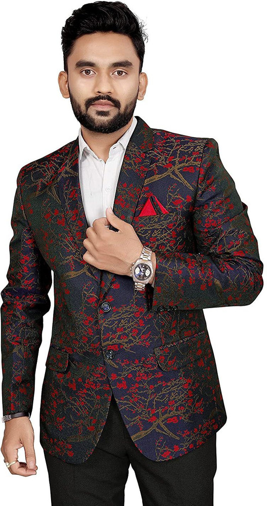 Flower print blazer mens clearance