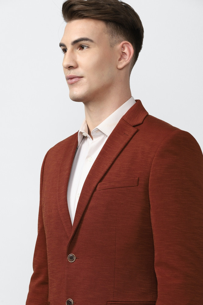 PETER ENGLAND Solid Single Breasted Formal Men Blazer Buy PETER