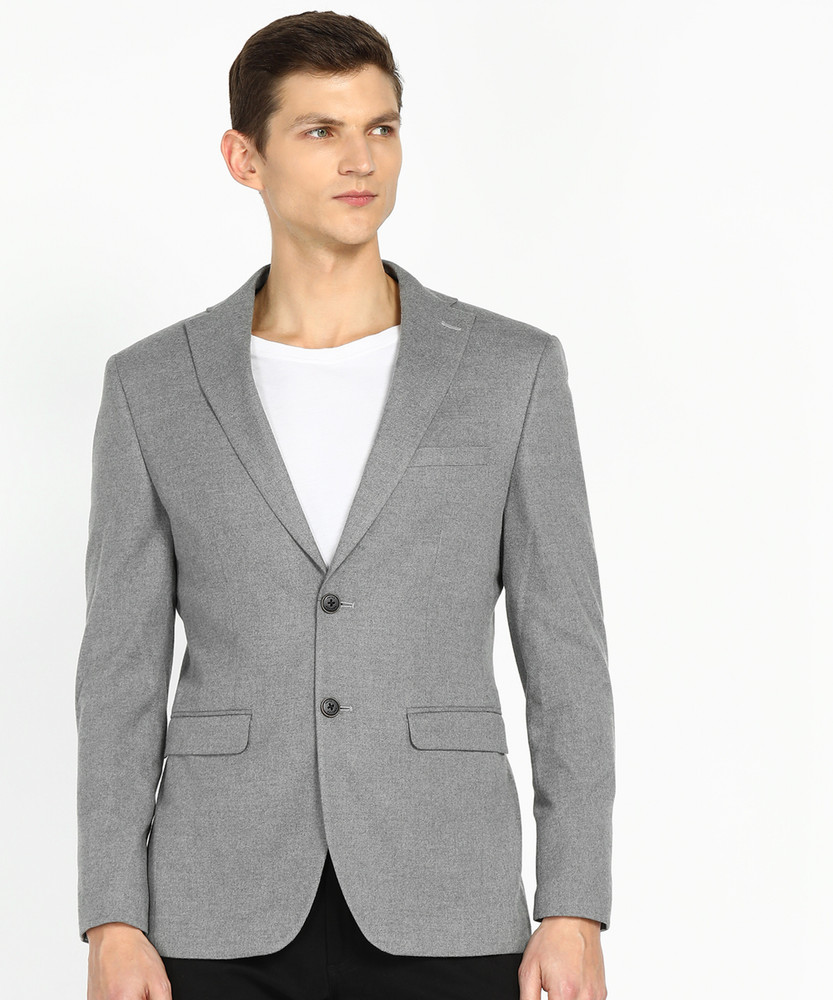 PETER ENGLAND Solid Single Breasted Formal Men Blazer Buy PETER