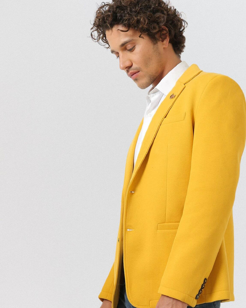 Fort Collins Solid Single Breasted Casual Men Blazer Buy Fort