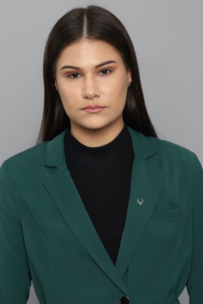 Forest green cheap blazer womens