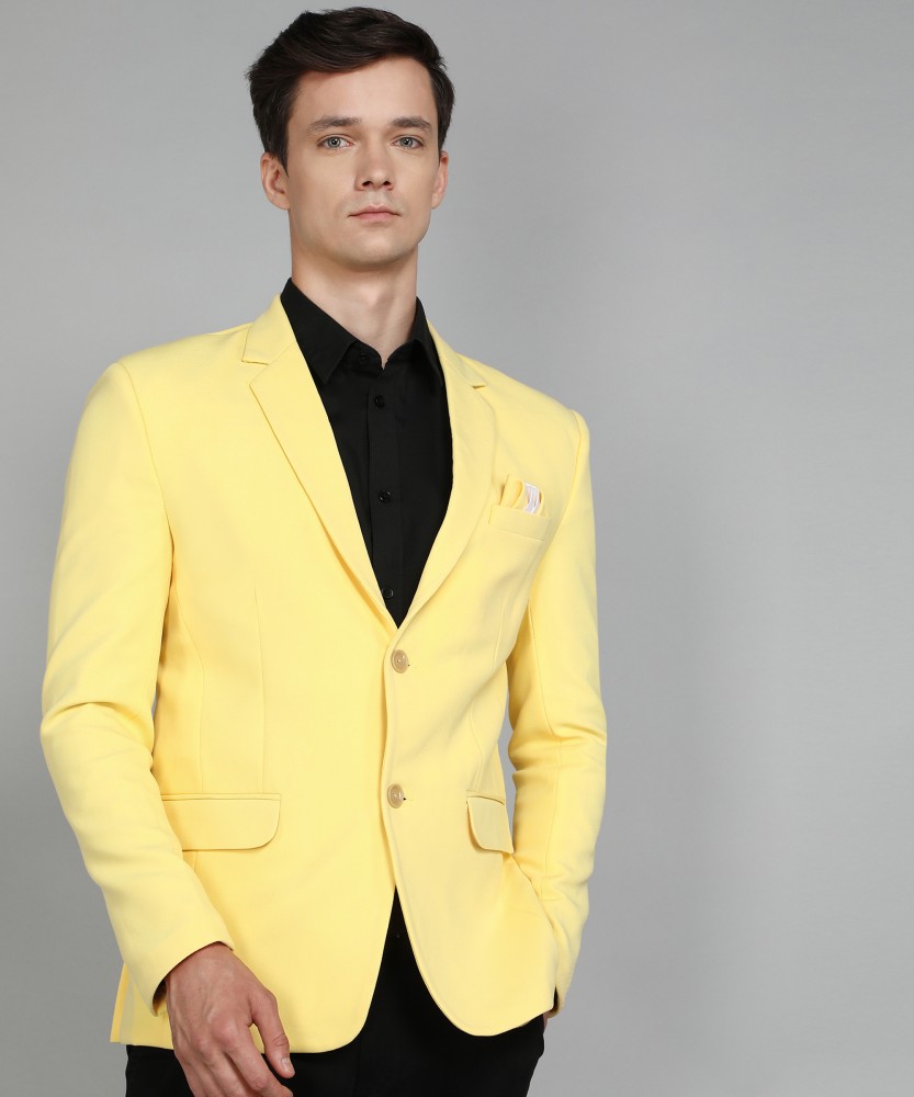 Yellow blazer clearance combination mens