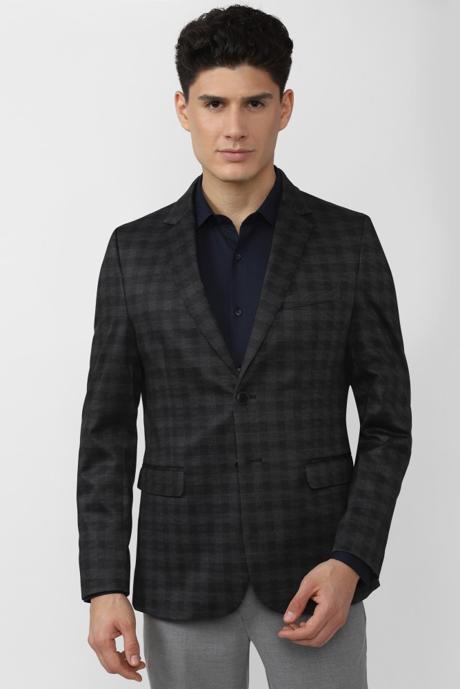 Black 2025 check blazer