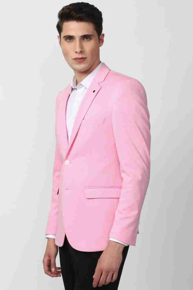 VAN HEUSEN Solid Single Breasted Formal Men Blazer - Buy VAN HEUSEN Solid  Single Breasted Formal Men Blazer Online at Best Prices in India