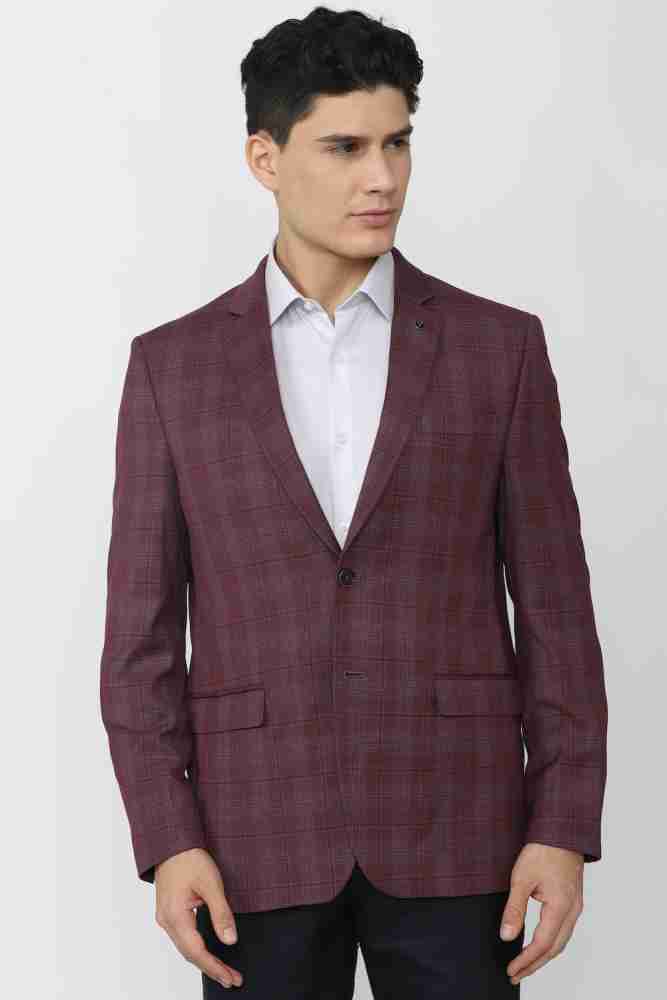 Van heusen 2025 checked blazers