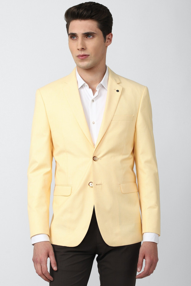 VAN HEUSEN Solid Single Breasted Formal Men Blazer Buy VAN