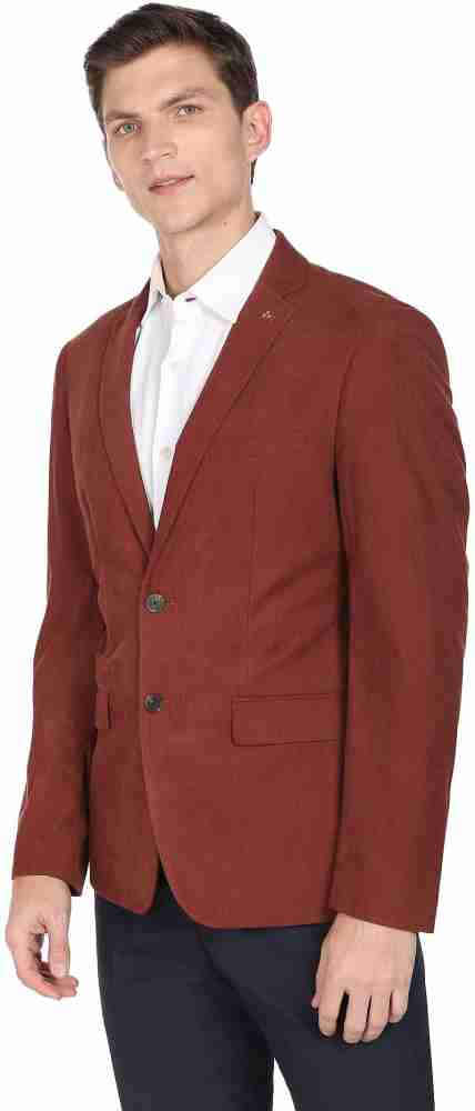 Arrow maroon blazer hotsell