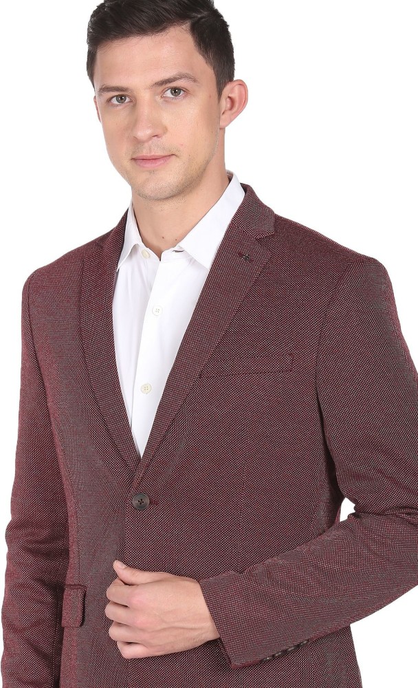 Arrow maroon blazer hotsell