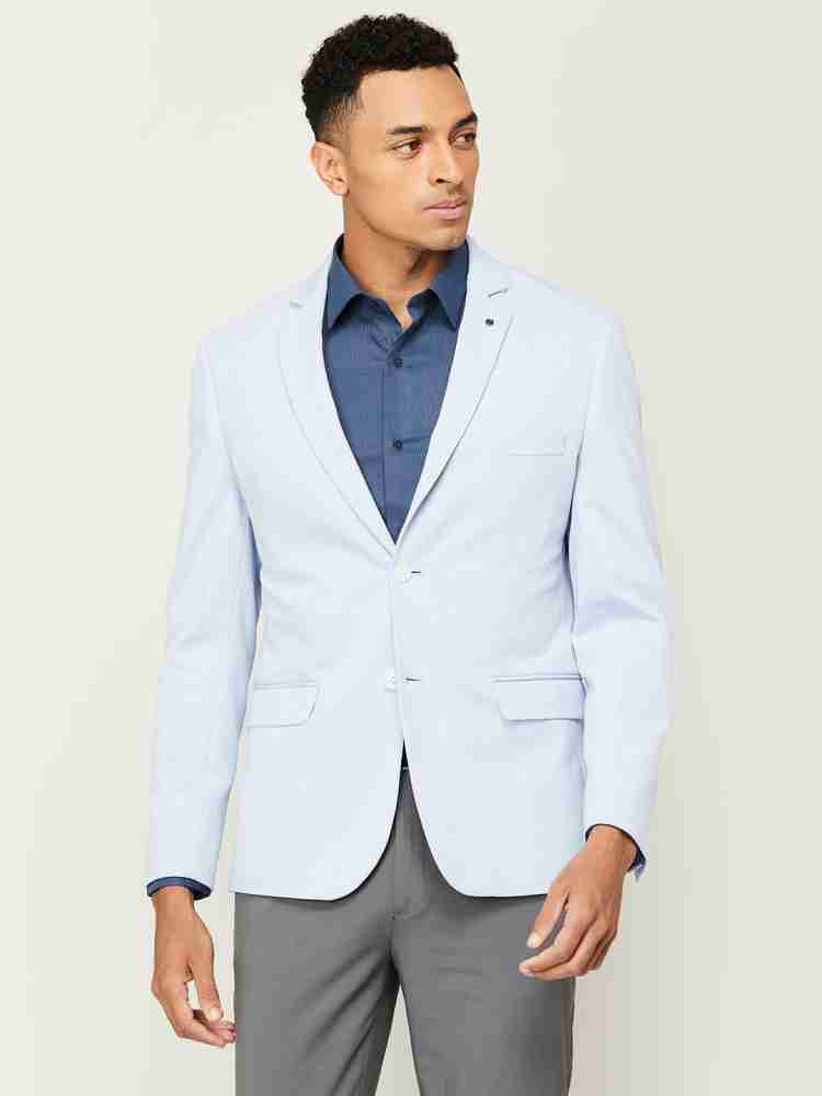 Light blue casual on sale blazer