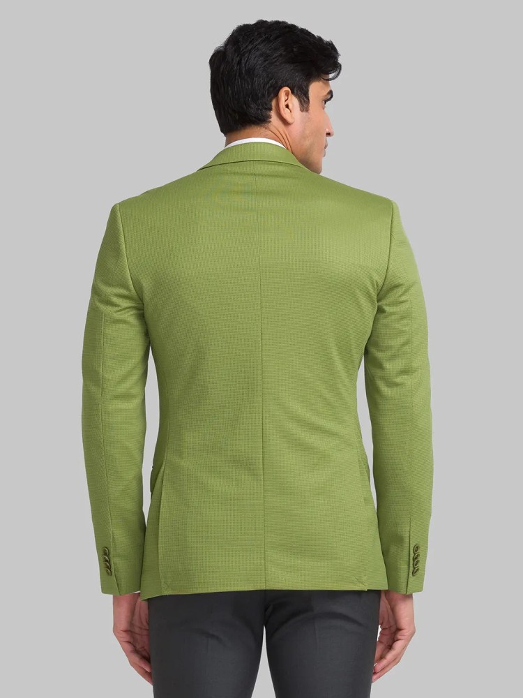 PARK AVENUE Self Design Single Breasted Casual Men Blazer - Buy 