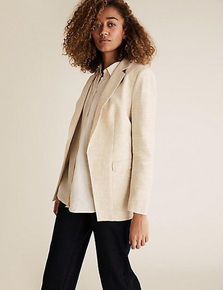 MARKS SPENCER Solid Single Breasted Casual Women Blazer Buy MARKS SPENCER Solid Single Breasted Casual Women Blazer Online at Best Prices in India Flipkart