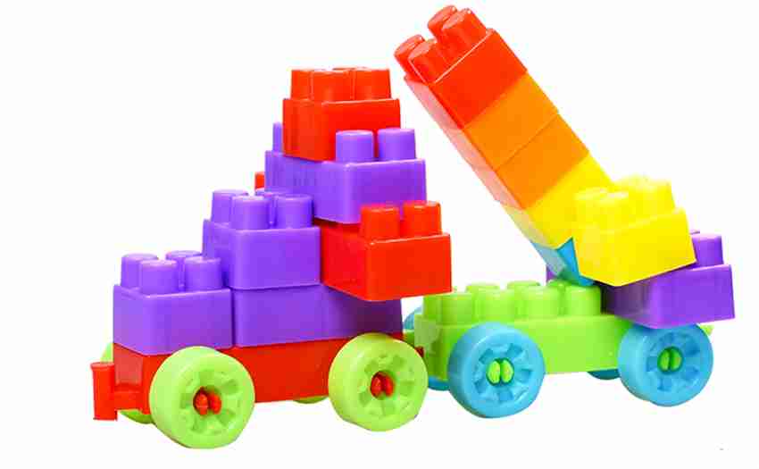 Building blocks with wheels on sale