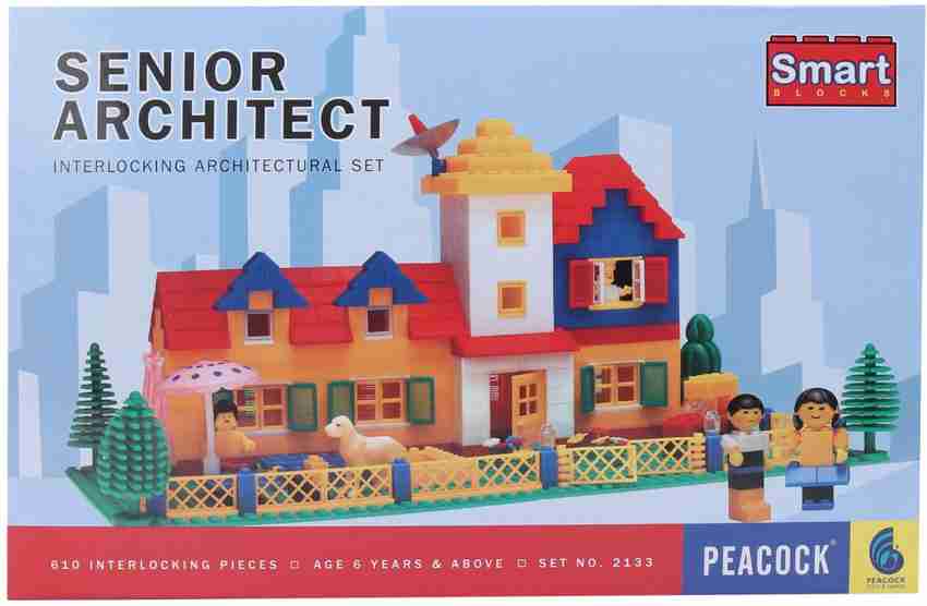 Peacock Smart Blocks Senior Architect Set No 2133 610 Pieces Smart Blocks Senior Architect Set No 2133 610 Pieces Buy 1 Building Blocks Set toys in India. shop