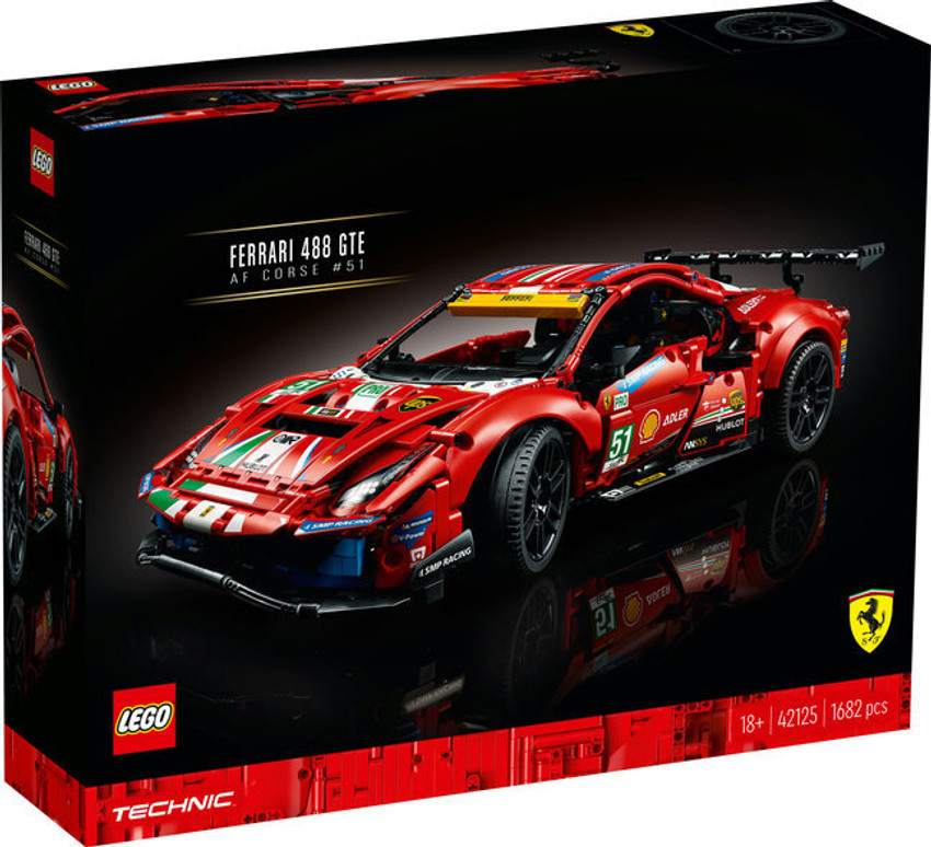 LEGO 42125 Ferrari 488 GTE AF Corse 51 V29 42125 Ferrari 488 GTE