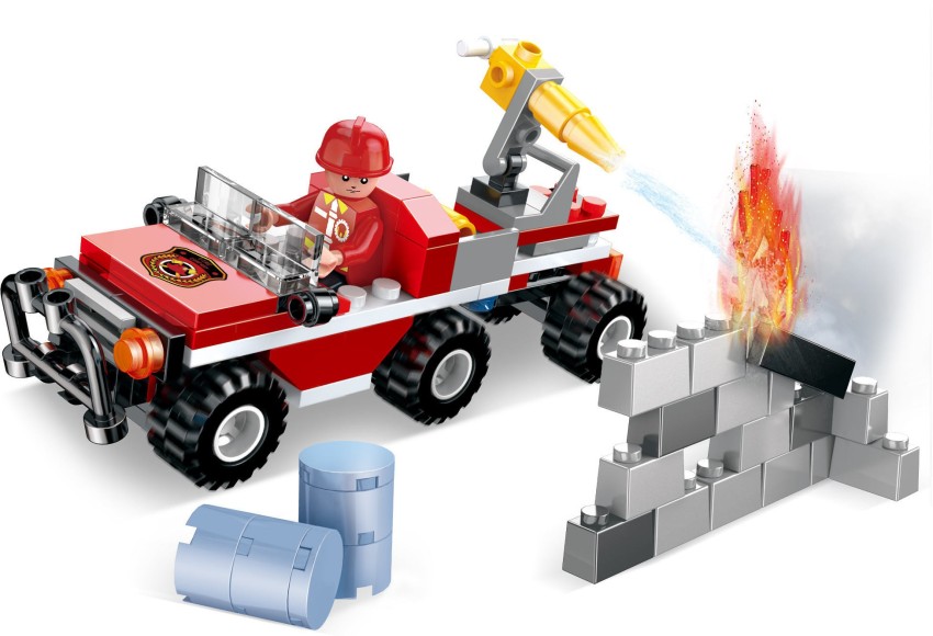 Lego fire hot sale jeep