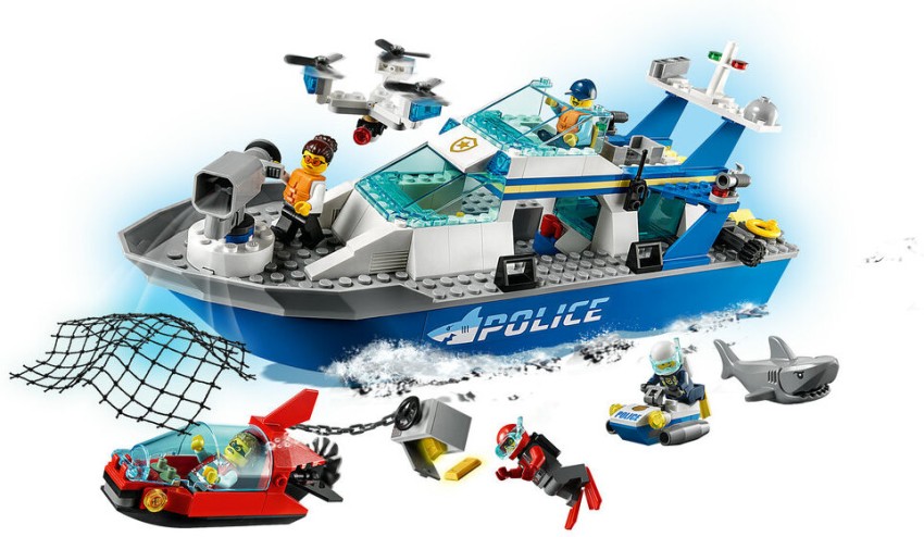 Old lego cheap police boat