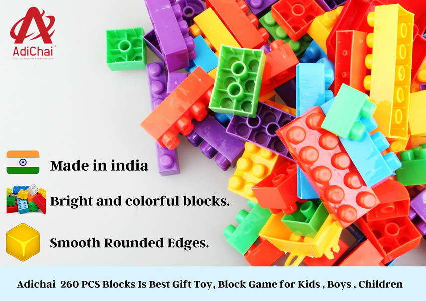 ADICHAI 250 Pieces Building Small Blocks for Kids 250 Pieces