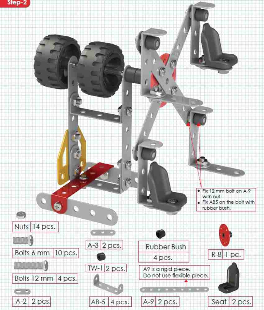 Metal construction set 202 outlet pcs