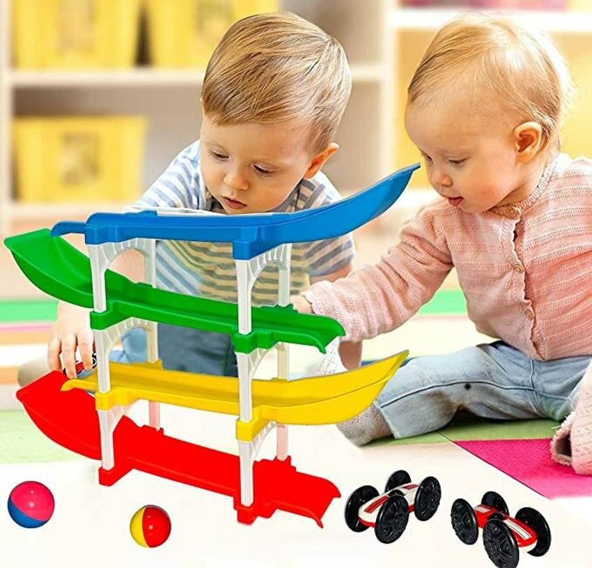 Goyal s Rolling Flipping Race Car Ramp Toy for Toddler Rolling Flipping Race Car Ramp Toy for Toddler Buy Racer Car toys in India. shop for Goyal s products in