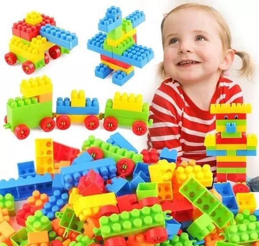ARIZON DIY Plastic Building Blocks for Kids 50 pcs 42 Pieces 8 Tyres DIY Plastic Building Blocks for Kids 50 pcs 42 Pieces 8 Tyres Buy Any toys
