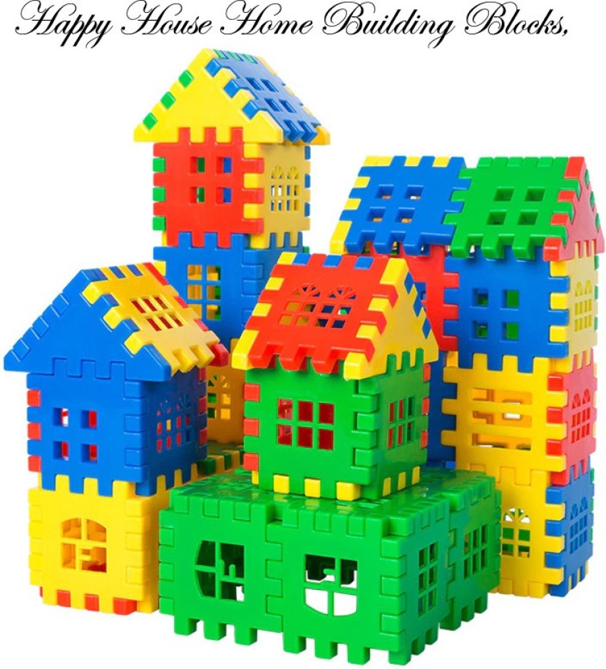 blue seed Happy Home House Building Blocks Game Cubes for Kids Attractive  3D Puzzle Blocks - Happy Home House Building Blocks Game Cubes for Kids  Attractive 3D Puzzle Blocks . Buy 3D