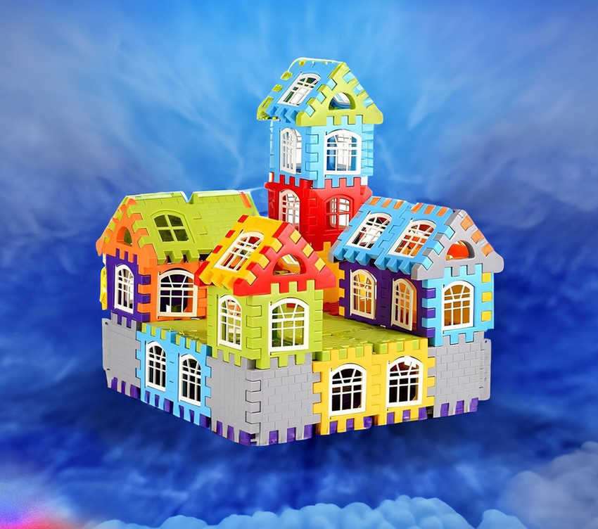 littlewish Happy House Building Blocks Toys for Kids Boys Girls with Attractive Windows Happy House Building Blocks Toys for Kids Boys Girls with Attractive Windows Buy MY HAPPY