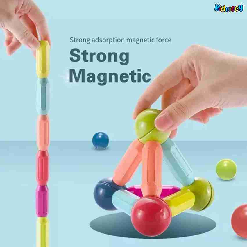 New 30Pcs Magnetic Tiles Building Blocks Kids Toys Gifts For Boy Girls