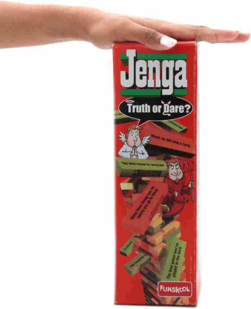 FUNSKOOL Jenga-Truth or Dare - Jenga-Truth or Dare . Buy Blocks toys in  India. shop for FUNSKOOL products in India. Toys for 14 - 20 Years Kids. |  Flipkart.com