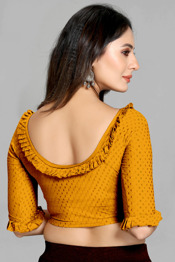 mustard yellow blouse
