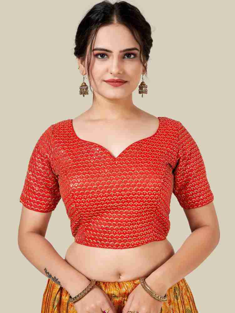 HIMRISE Sweetheart Neck Women Blouse - Buy HIMRISE Sweetheart Neck Women  Blouse Online at Best Prices in India