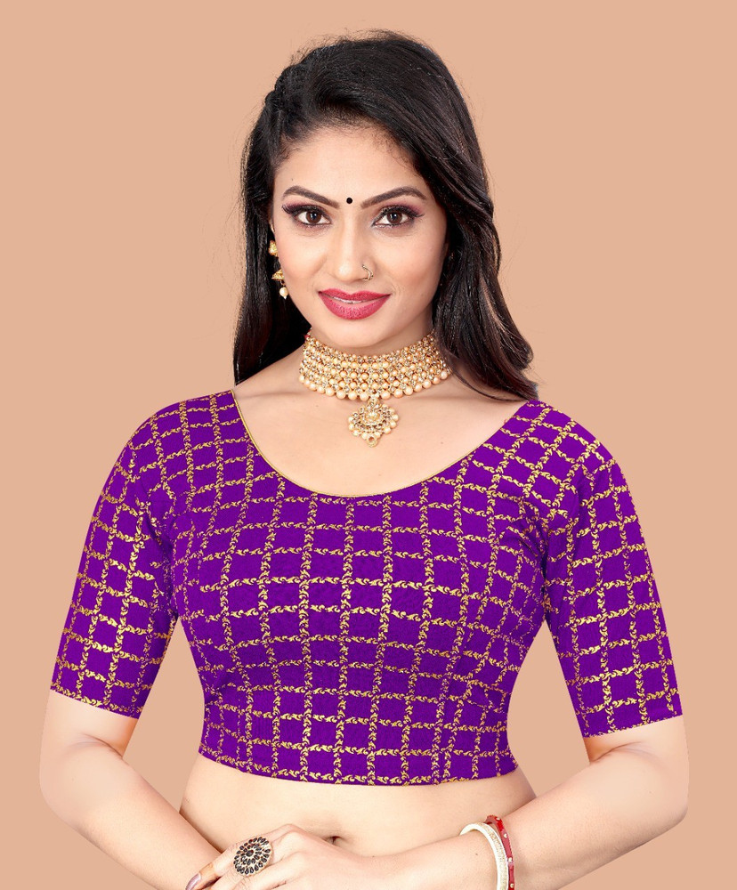 purple blouse flipkart