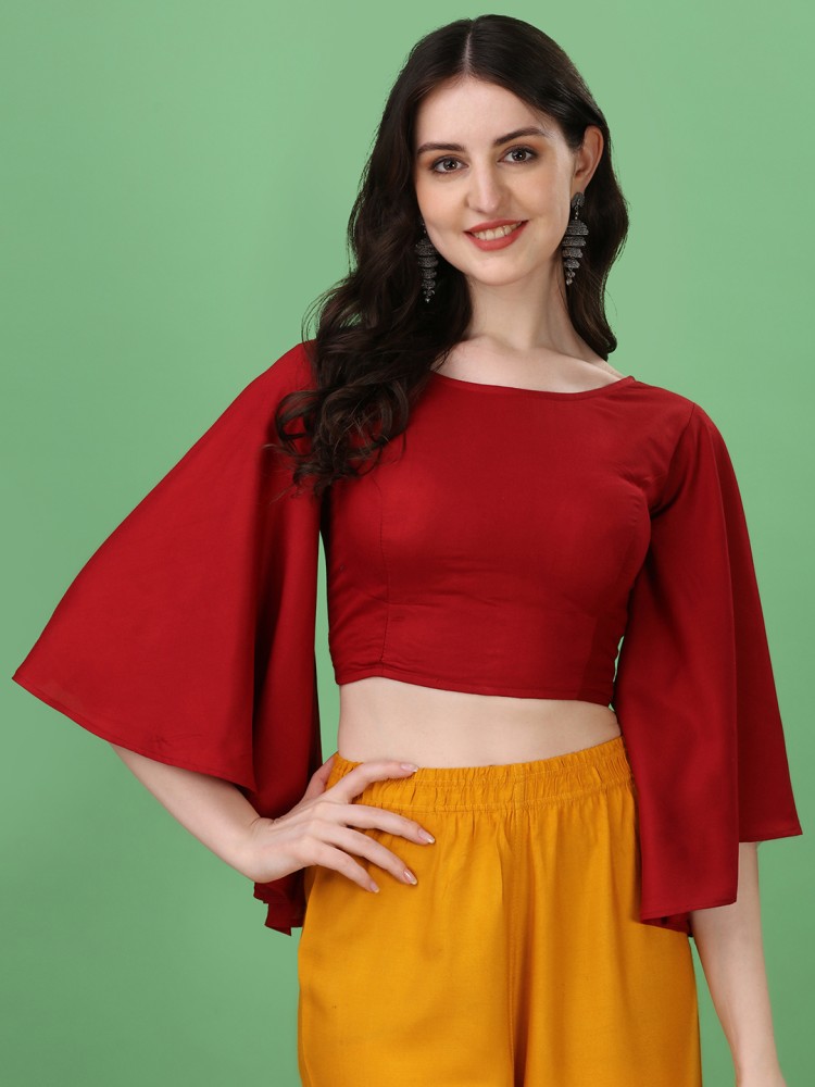 Oomph! Boat Neck Women Blouse - Buy Oomph! Boat Neck Women Blouse Online at  Best Prices in India