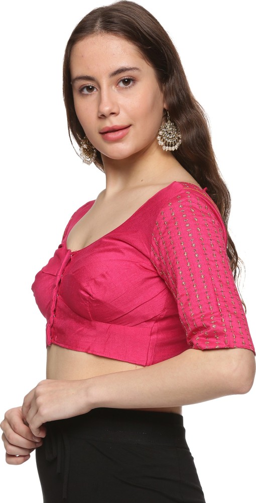 LDma Sweetheart Neck Women Blouse - Buy LDma Sweetheart Neck Women Blouse  Online at Best Prices in India