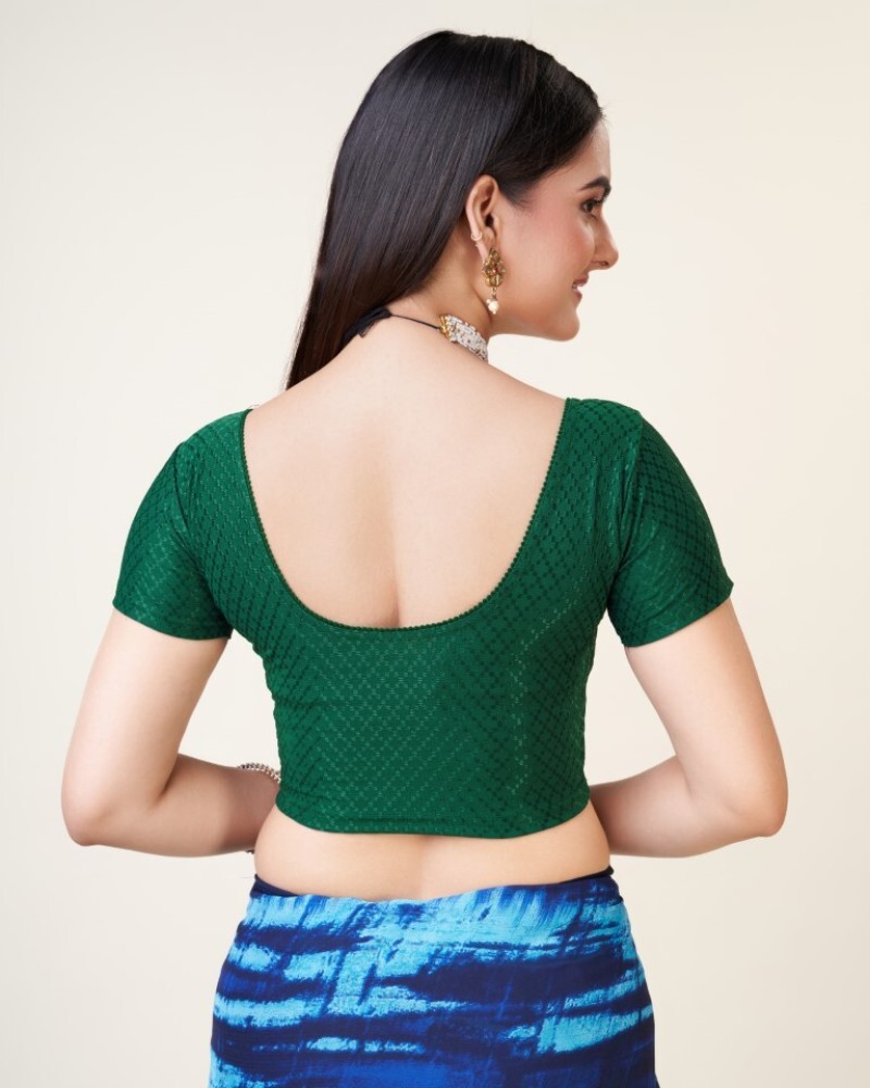 ALLENAA Round Neck Women Blouse - Buy ALLENAA Round Neck Women Blouse  Online at Best Prices in India